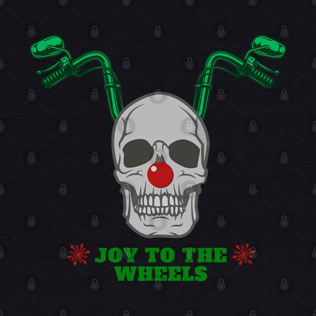 Joy to The Wheels, Christmas Biker by BLACK CRISPY